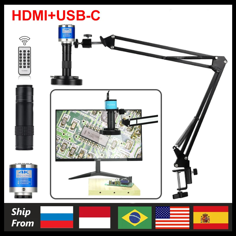 4K Digital Microscope Set for Precision Soldering - Smarsty