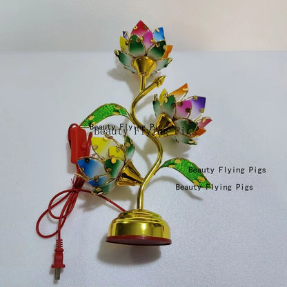 Colorful Lotus Candle Holder for Home Decoration - Smarsty