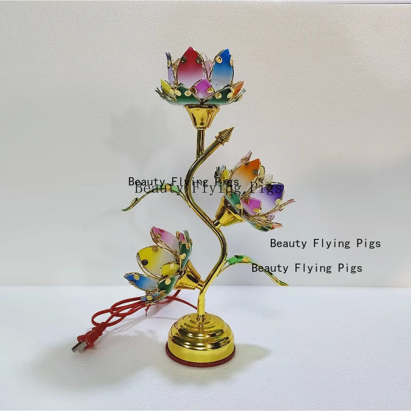 Colorful Lotus Candle Holder for Home Decoration - Smarsty