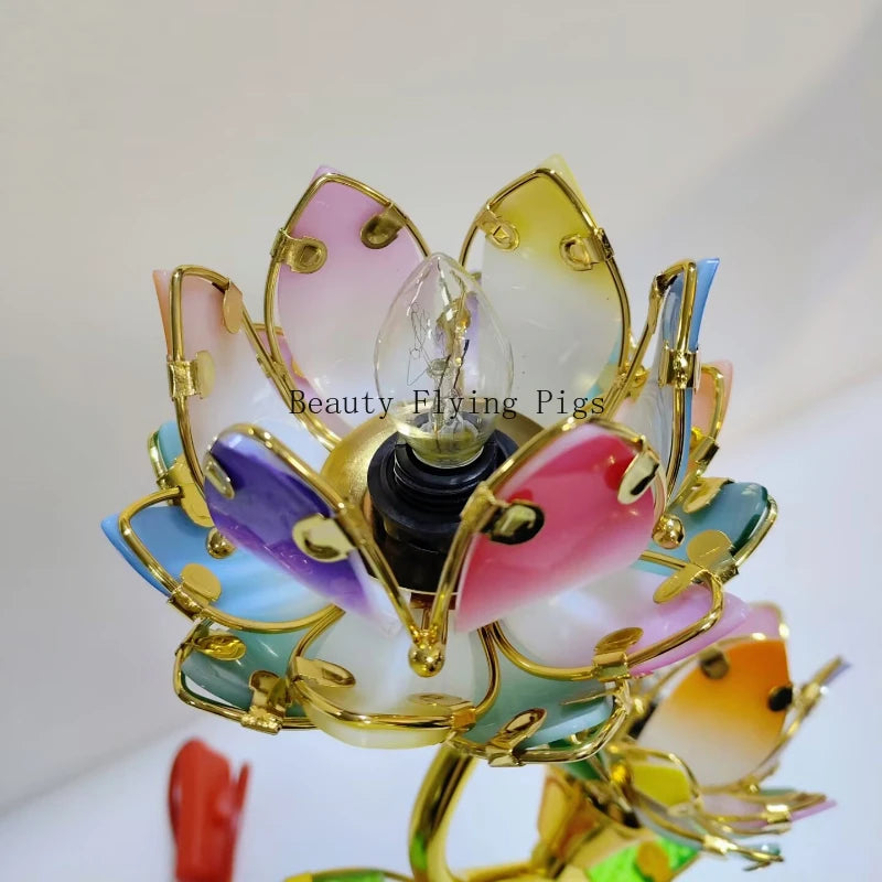 Colorful Lotus Candle Holder for Home Decoration - Smarsty