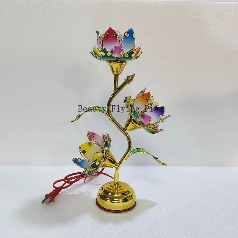 Colorful Lotus Candle Holder for Home Decoration - Smarsty