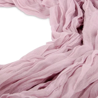 Pink Cheesecloth Table Runner for Romantic Weddings - Smarsty