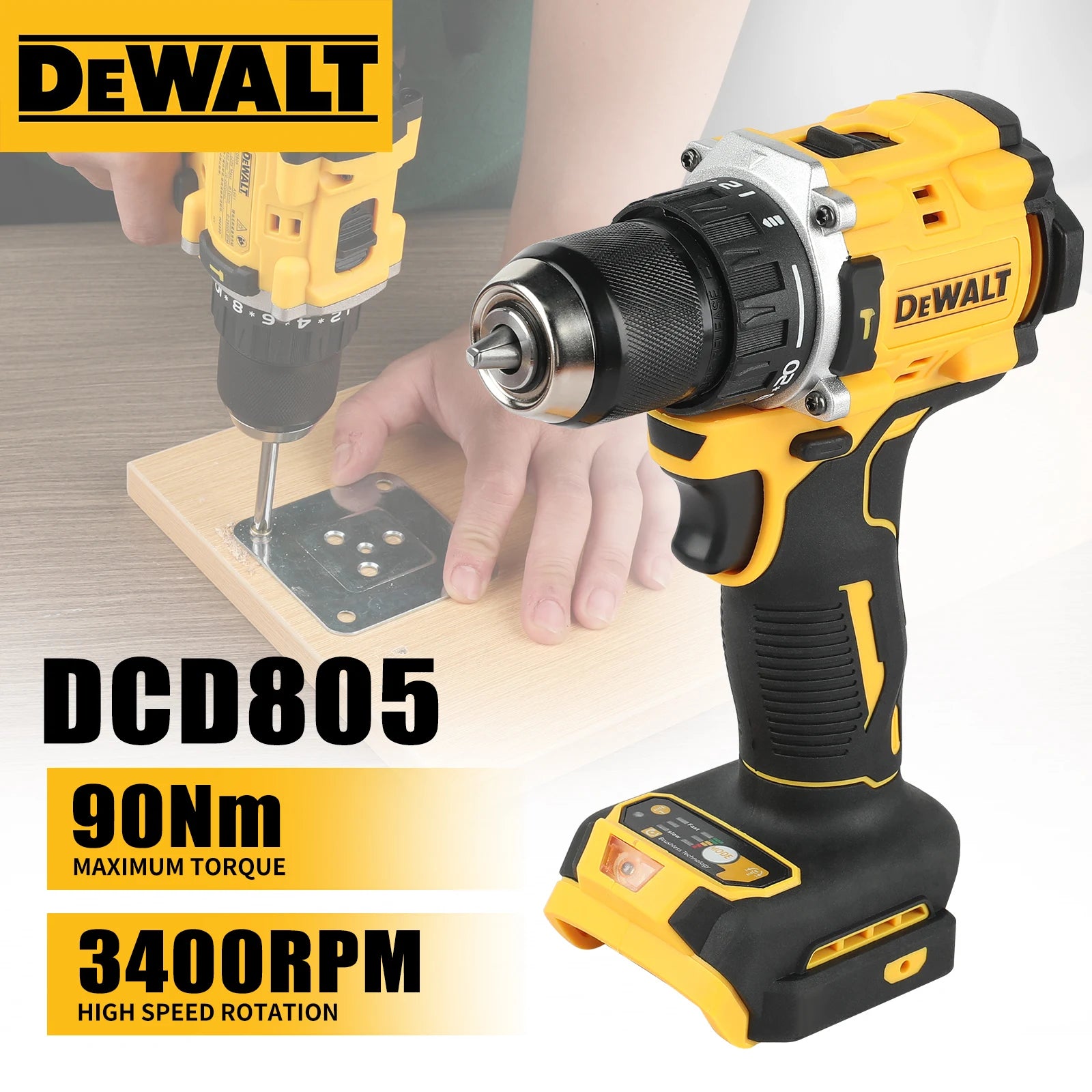 DeWalt Brushless Motor Screwdriver Electric Tool Kit - Smarsty