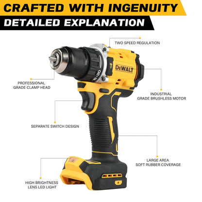 DeWalt Brushless Motor Screwdriver Electric Tool Kit - Smarsty