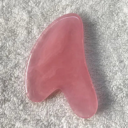 Heart Shape Beeswax Gua Sha Scraper for Relaxing Face Massage - Smarsty