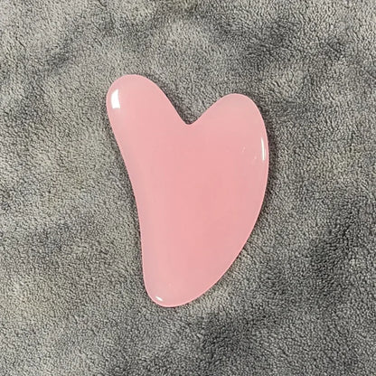 Heart Shape Beeswax Gua Sha Scraper for Relaxing Face Massage - Smarsty