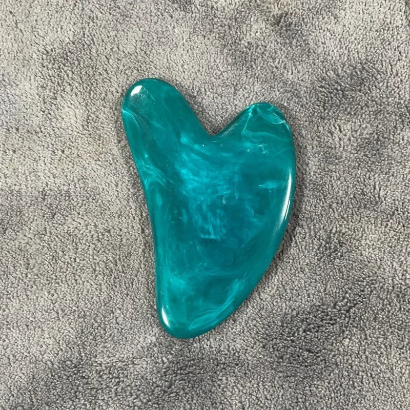 Heart Shape Beeswax Gua Sha Scraper for Relaxing Face Massage - Smarsty
