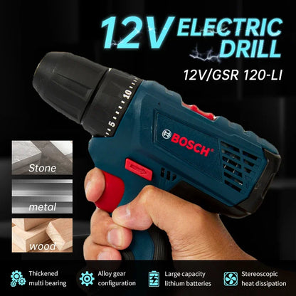 Bosch 12V Cordless Electric Drill for Home DIY - Smarsty