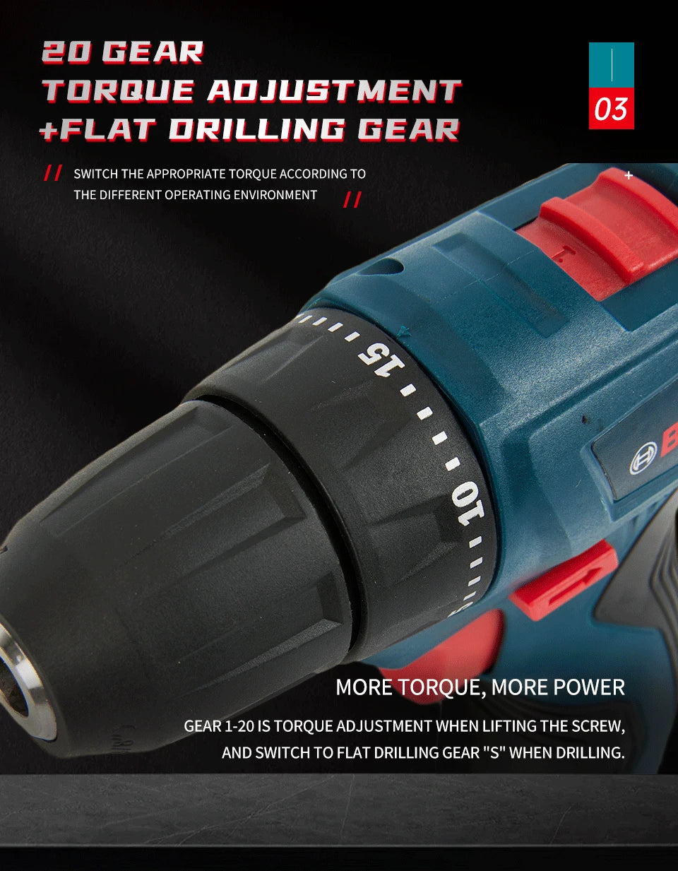 Bosch 12V Cordless Electric Drill for Home DIY - Smarsty