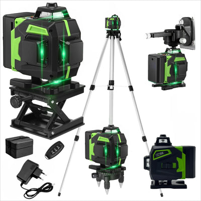 16 Lines Green Laser Level with Self-Leveling Precision - Smarsty