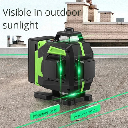 16 Lines Green Laser Level with Self-Leveling Precision - Smarsty