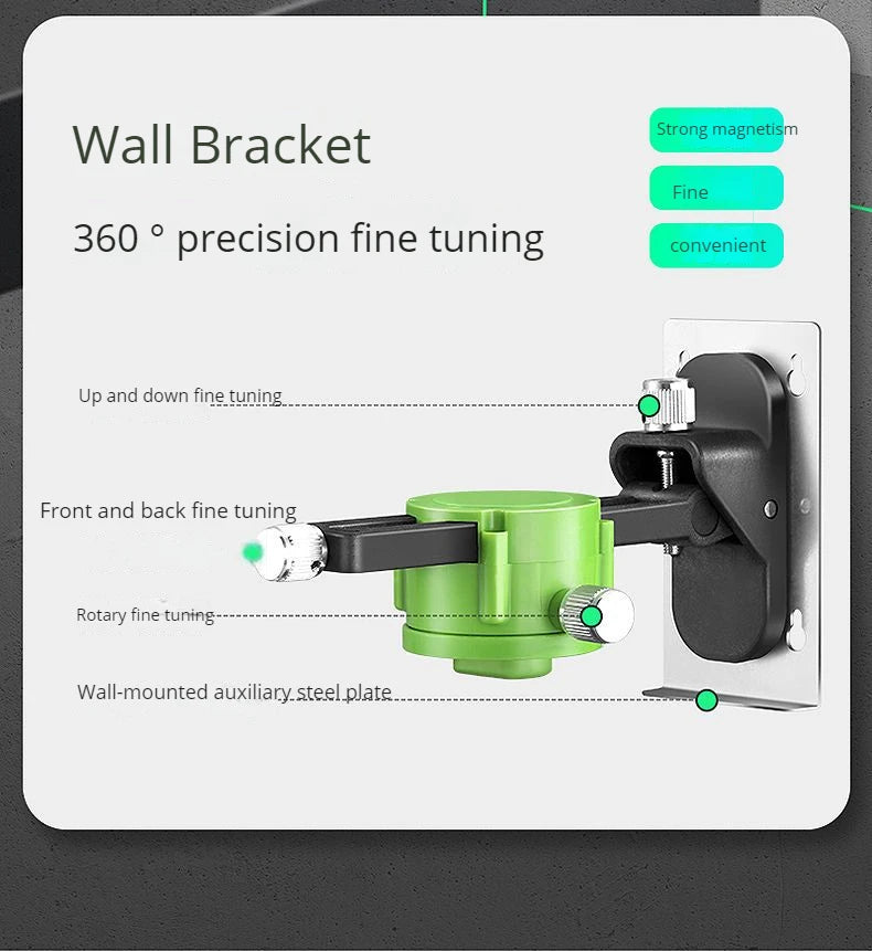 16 Lines Green Laser Level with Self-Leveling Precision - Smarsty