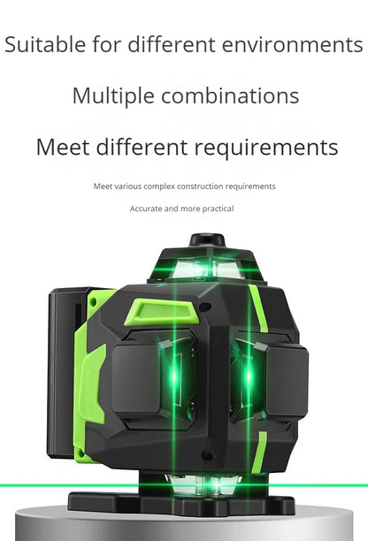 16 Lines Green Laser Level with Self-Leveling Precision - Smarsty