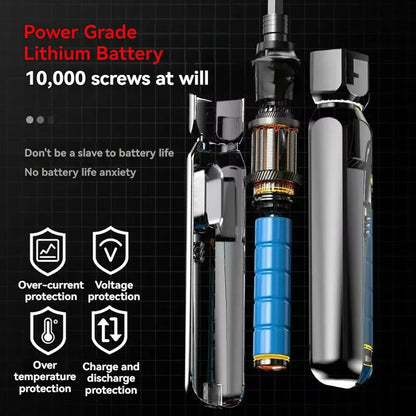 Mini Cordless Electric Screwdriver with Rechargeable Battery - Smarsty