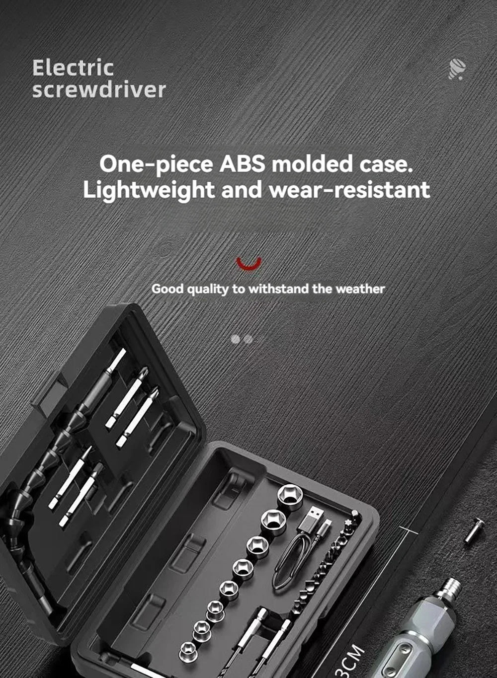 Mini Cordless Electric Screwdriver with Rechargeable Battery - Smarsty