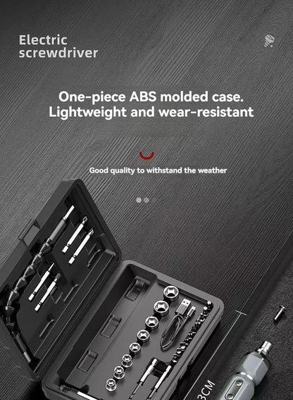 Mini Cordless Electric Screwdriver with Rechargeable Battery - Smarsty