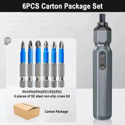 Mini Cordless Electric Screwdriver with Rechargeable Battery - Smarsty