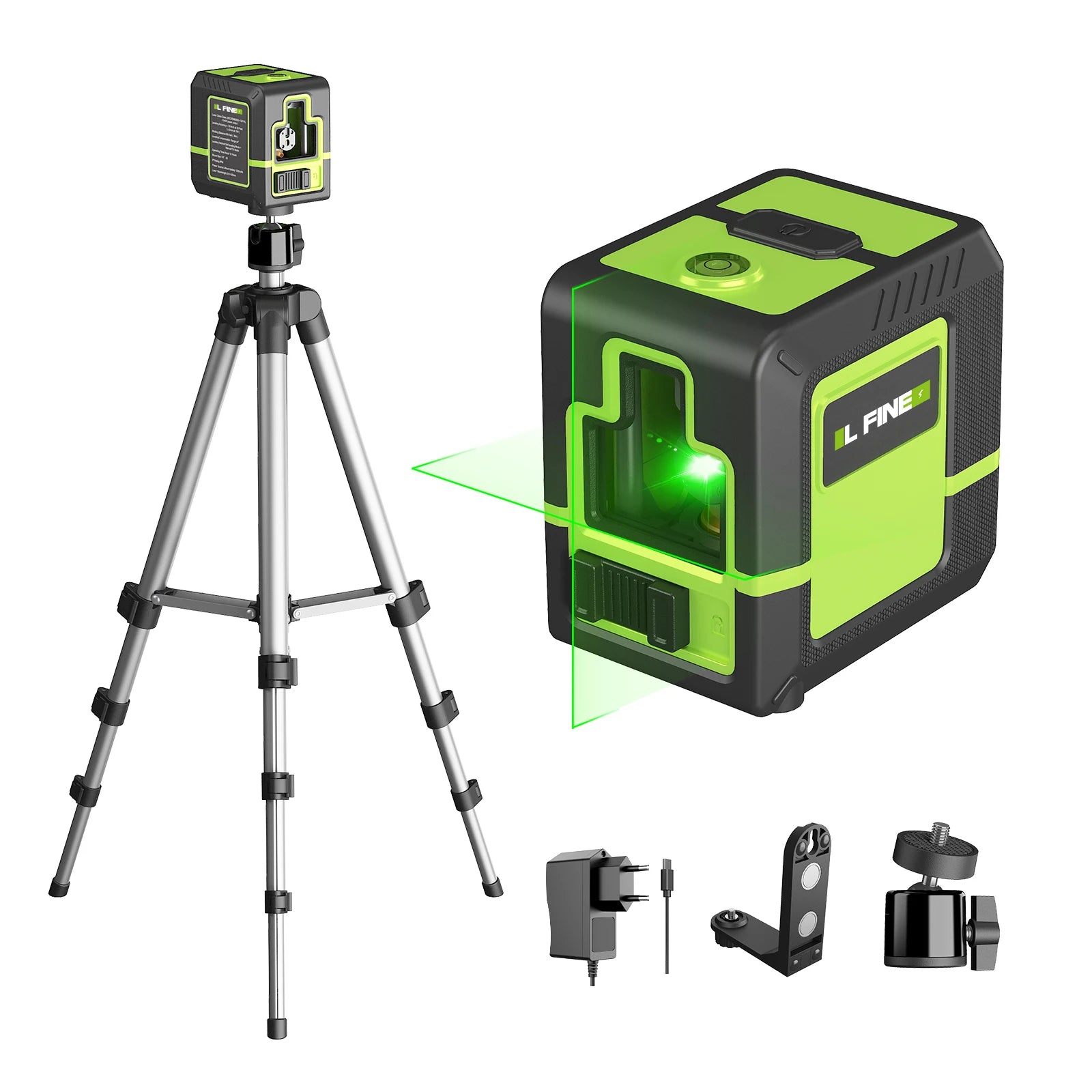 Lfine 2 Line Laser Level with Tripod for Precise Measurements - Smarsty