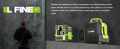 Lfine 2 Line Laser Level with Tripod for Precise Measurements - Smarsty