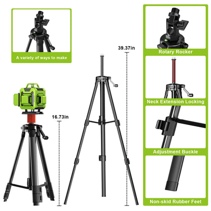 Lfine 4D Laser Level 16 Lines with Tripod 360 Degree Precision - Smarsty