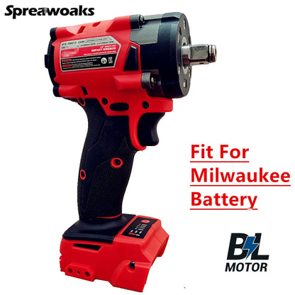 Brushless Impact Wrench with 500N.m Torque for Easy Car Repairs - Smarsty