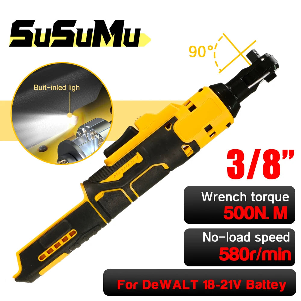 Cordless Electric Ratchet Wrench 500N.M Powerful Tool - Smarsty