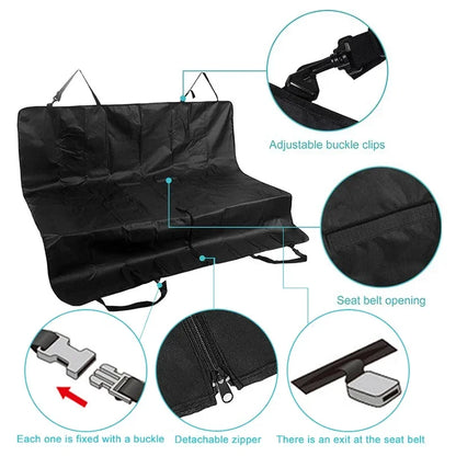 Waterproof Dog Car Seat Cover with Hammock Design - Smarsty