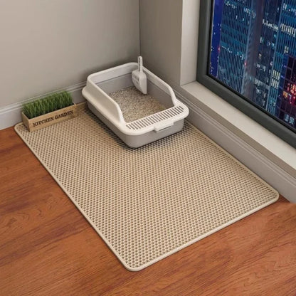 Waterproof Cat Litter Mat Non-Slip Easy Cleanup - Smarsty