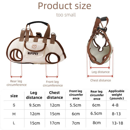Breathable Hands-Free Pet Carrier Bag for Travel - Smarsty