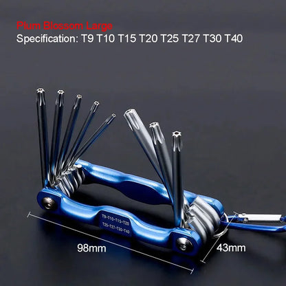 Portable Folding Hex Wrench Allen Set For Easy Use - Smarsty
