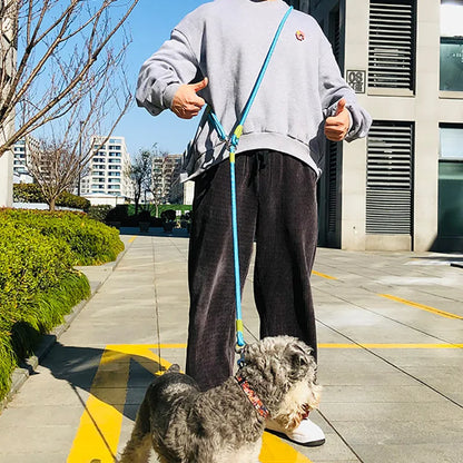 Reflective Nylon Hands Free Dog Leash for Running - Smarsty