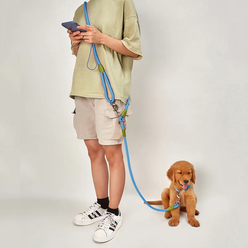 Reflective Nylon Hands Free Dog Leash for Running - Smarsty