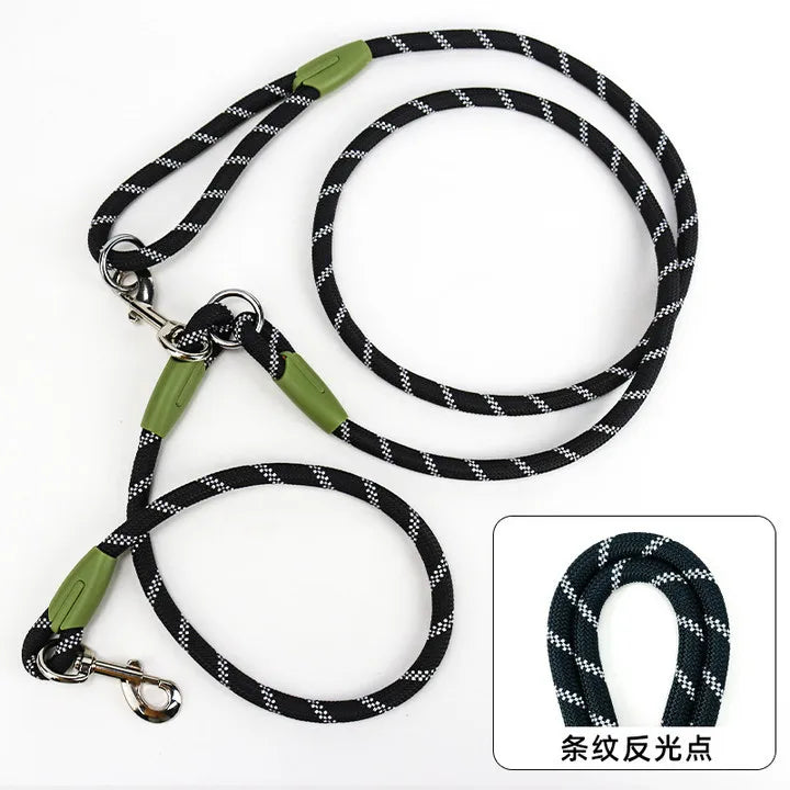 Reflective Nylon Hands Free Dog Leash for Running - Smarsty