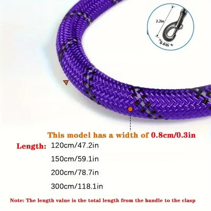 Reflective Dog Leash with Padded Handle for Safety - Smarsty