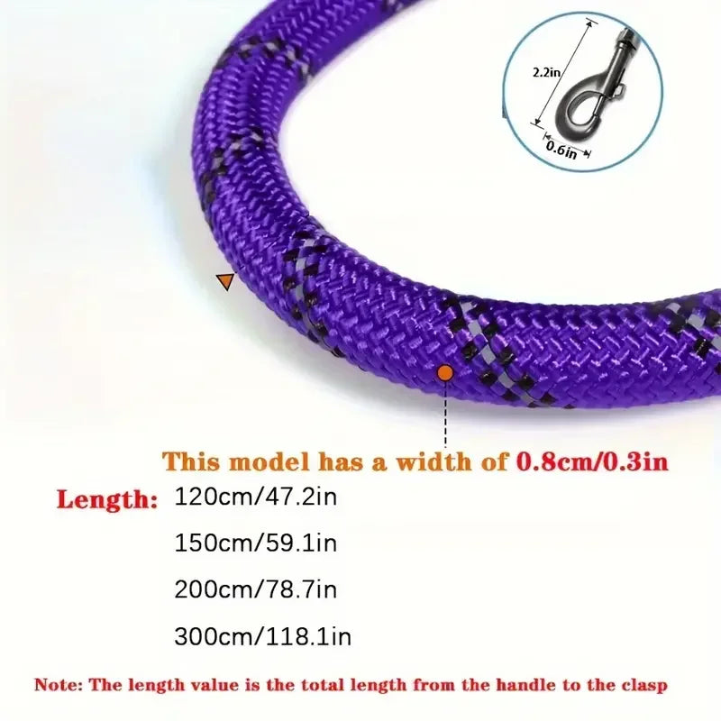 Reflective Dog Leash with Padded Handle for Safety - Smarsty