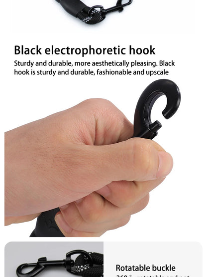 Reflective Dog Leash with Padded Handle for Safety - Smarsty