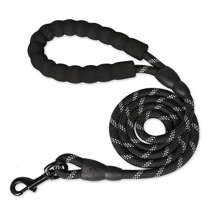 Reflective Dog Leash with Padded Handle for Safety - Smarsty