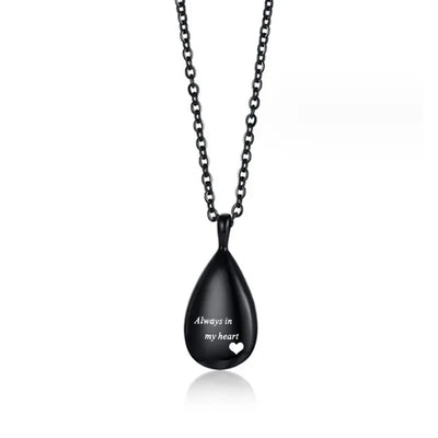 Stainless Steel Pet Urn Pendant Necklace Keepsake - Smarsty