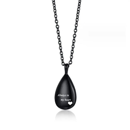 Stainless Steel Pet Urn Pendant Necklace Keepsake - Smarsty