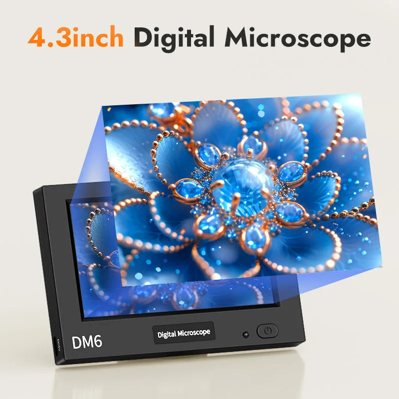4.3 Inch LCD Digital Microscope with 1000X Magnification - Smarsty