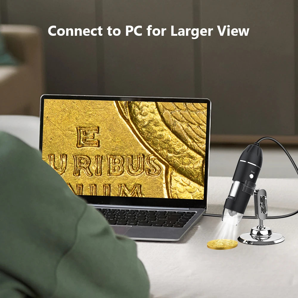 RIEVBCAU 1600X Digital Microscope With High Definition Zoom - Smarsty