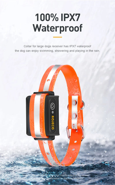 ROJECO 1000 Meter Electric Dog Training Collar Rechargeable Control - Smarsty