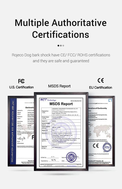 ROJECO 1000 Meter Electric Dog Training Collar Rechargeable Control - Smarsty