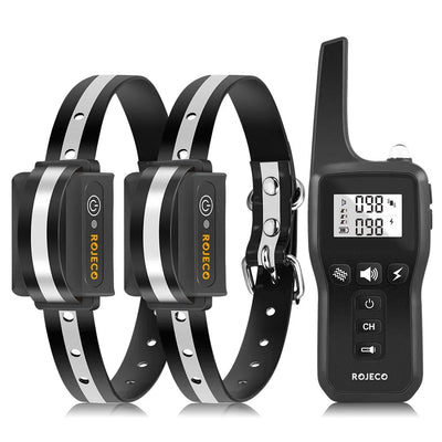 ROJECO 1000 Meter Electric Dog Training Collar Rechargeable Control - Smarsty
