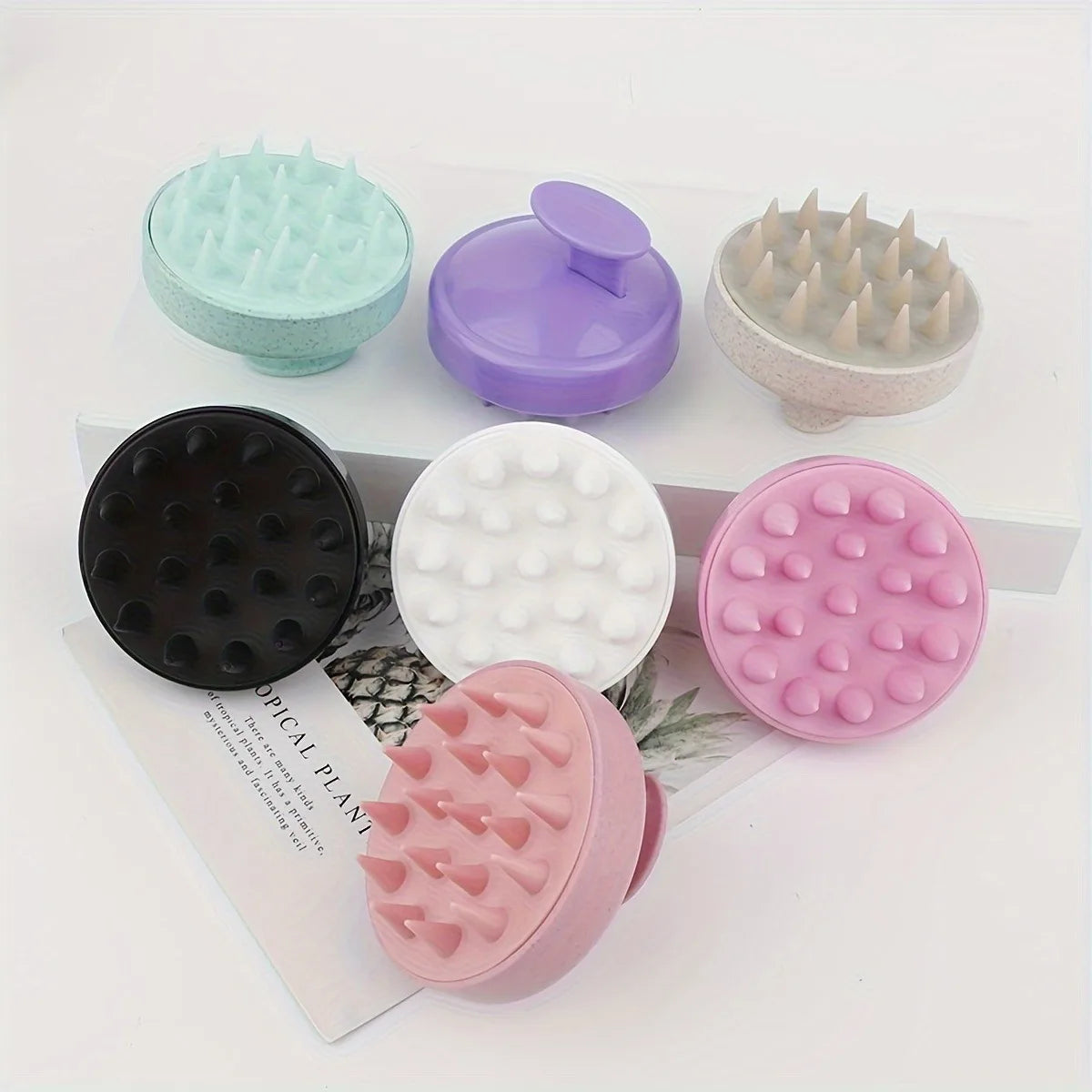 2-in-1 Silicone Scalp Massager for Painless Hair Growth - Smarsty