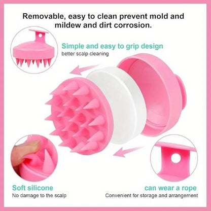 2-in-1 Silicone Scalp Massager for Painless Hair Growth - Smarsty