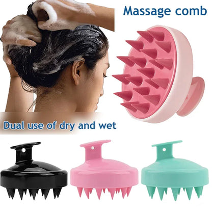 2-in-1 Silicone Scalp Massager for Painless Hair Growth - Smarsty