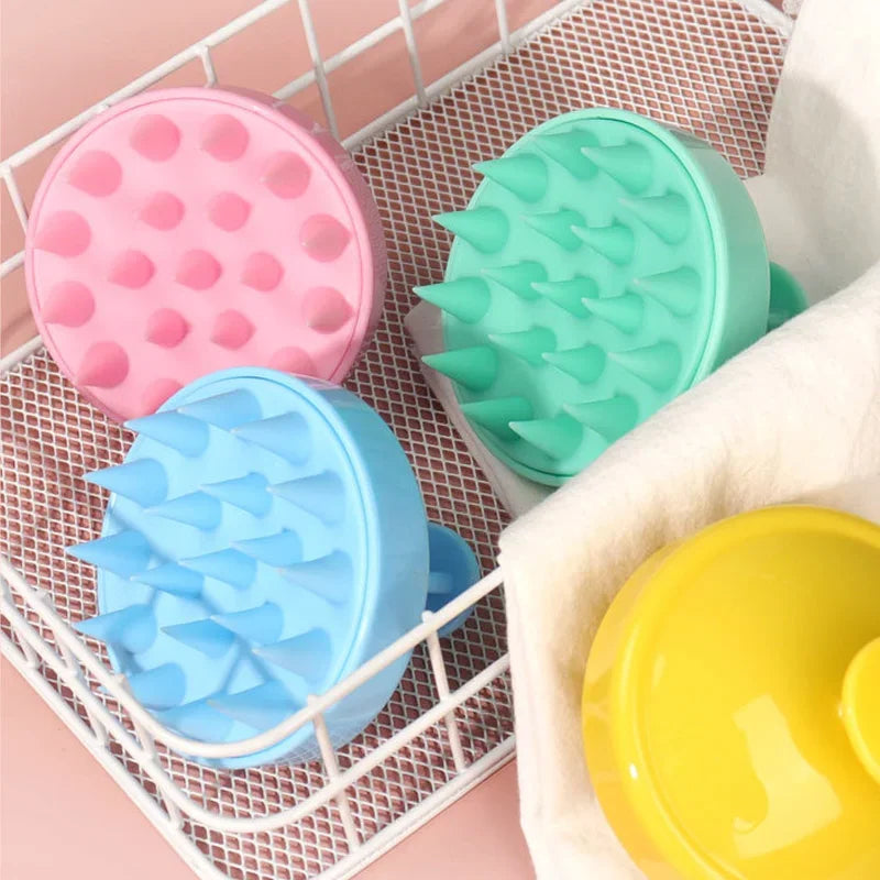 2-in-1 Silicone Scalp Massager for Painless Hair Growth - Smarsty