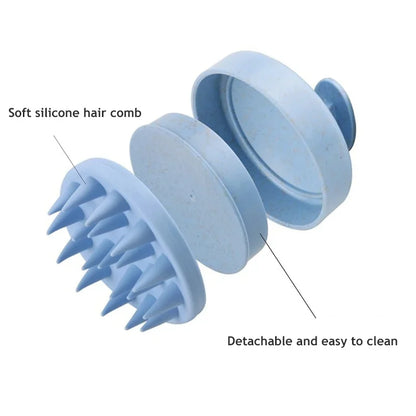 2-in-1 Silicone Scalp Massager for Painless Hair Growth - Smarsty