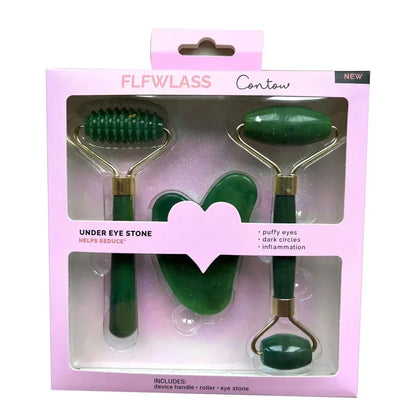 3pcs Resin Roller Massager Set for Face and Body Care - Smarsty